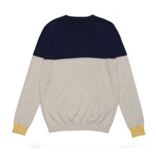 100%Cashmere Wholesale Round Neck Knitting Men Sweater